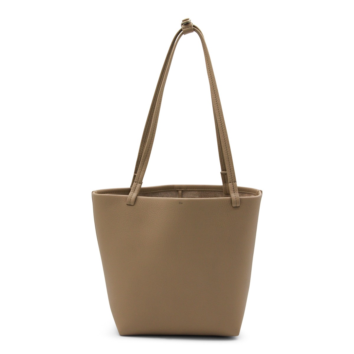 TAUPE LEATHER MEDIUM PARK TOTE