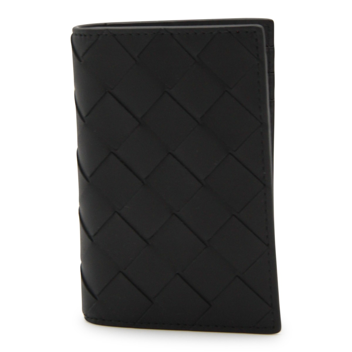 BLACK LEATHER CARD HOLDER