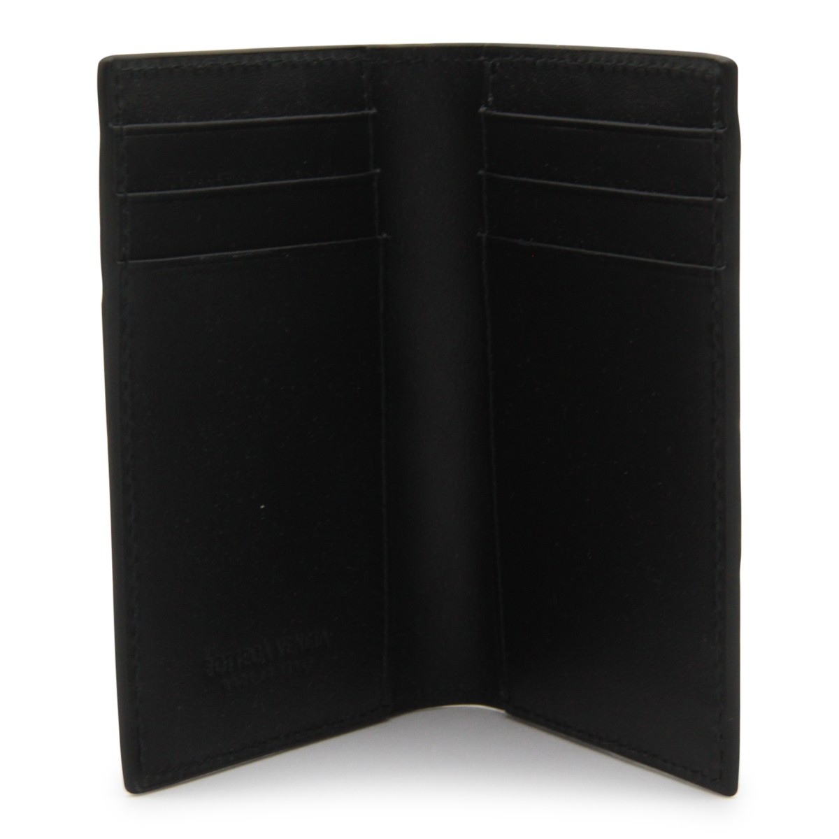 BLACK LEATHER CARD HOLDER