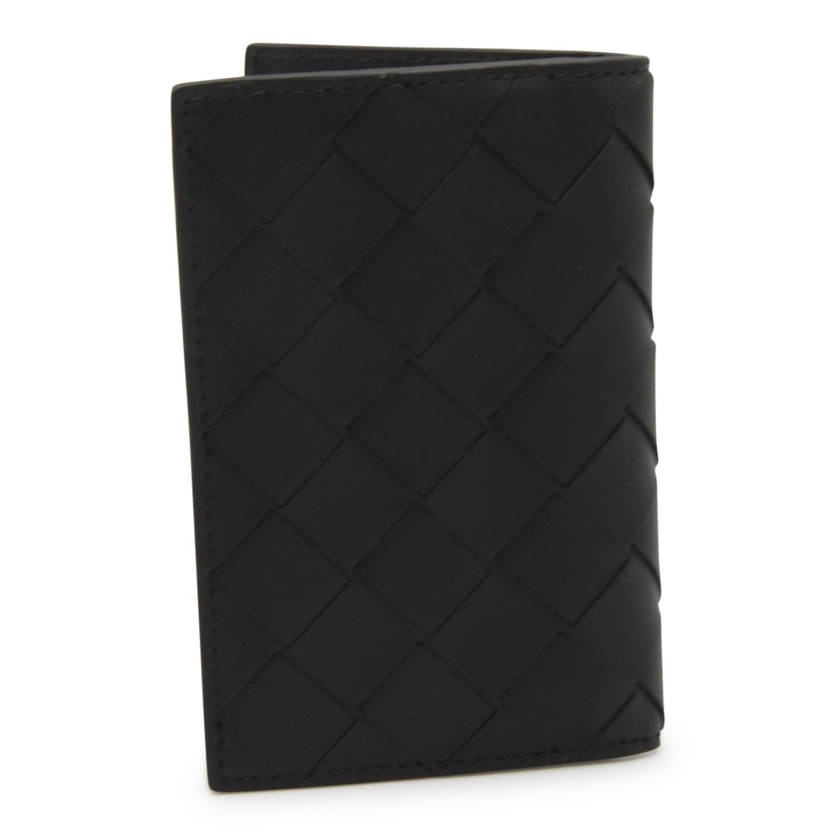 BLACK LEATHER CARD HOLDER