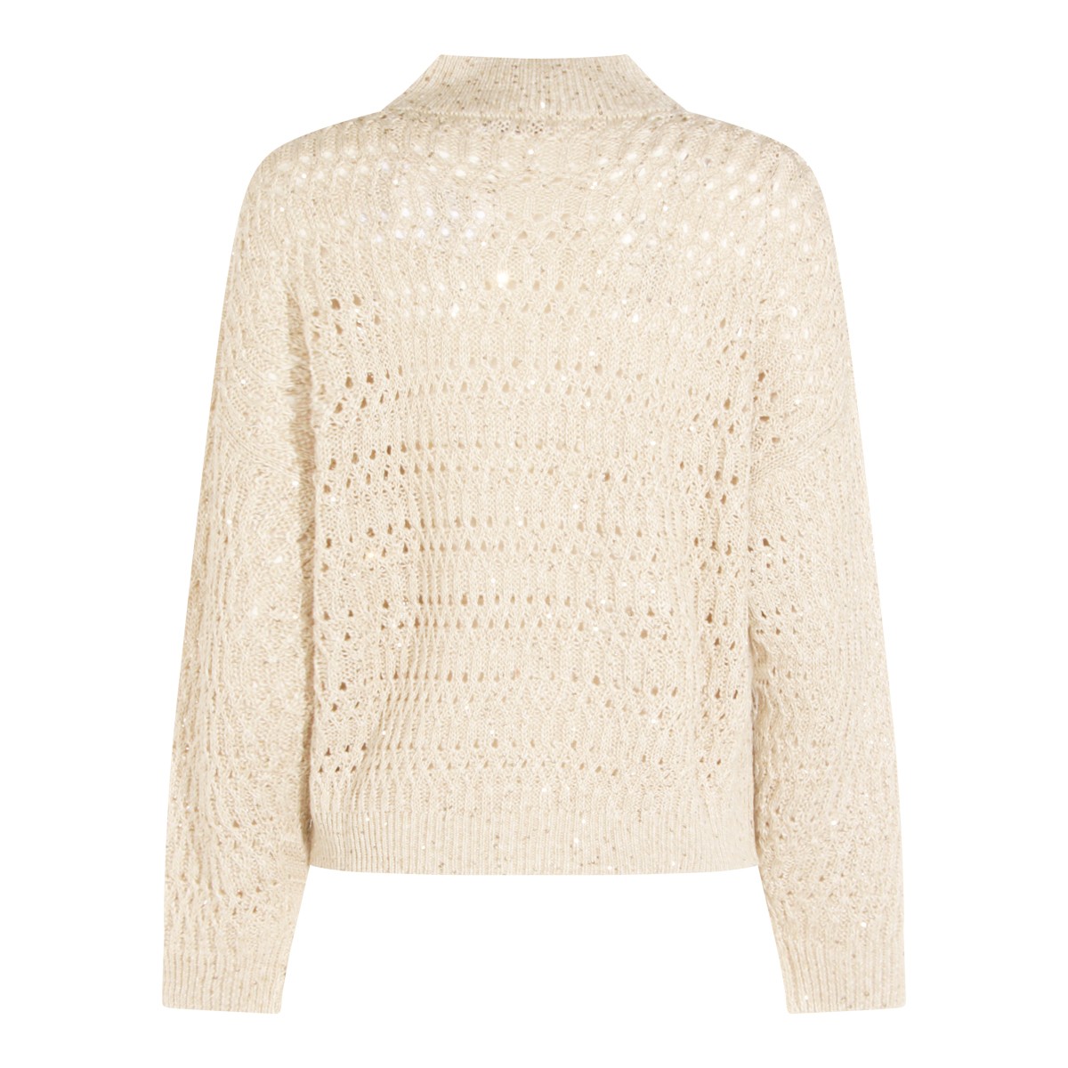 BEIGE LINEN KNITWEAR