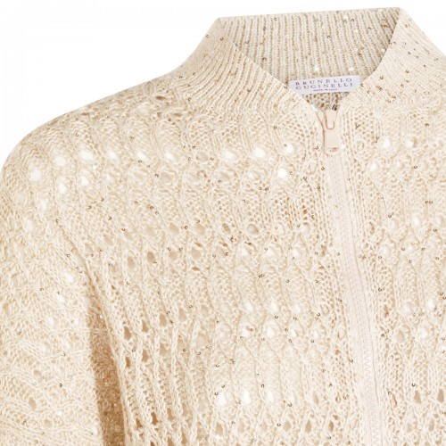 BEIGE LINEN KNITWEAR