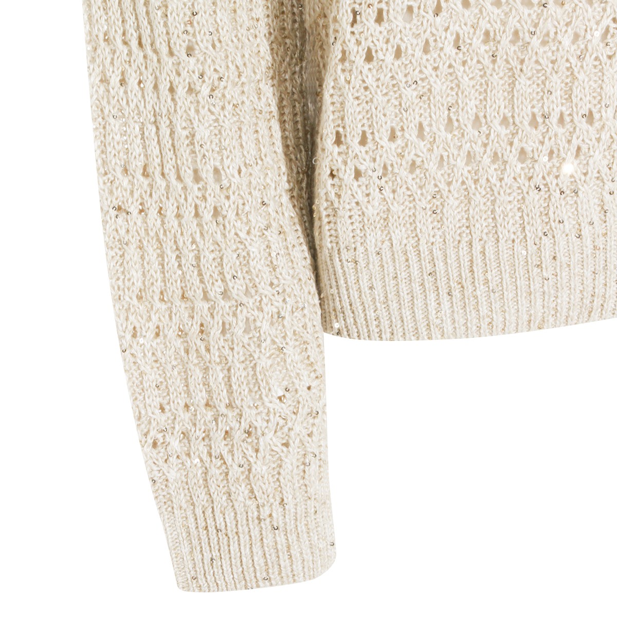 BEIGE LINEN KNITWEAR