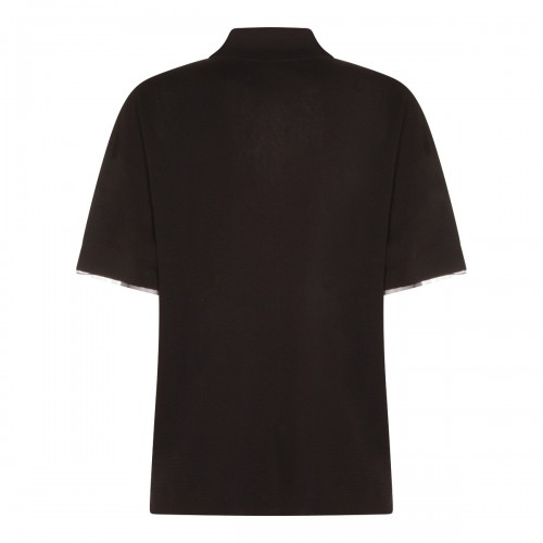 NAVY VISCOSE POLO SHIRT 2