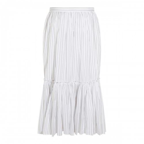 WHITE COTTON SKIRT