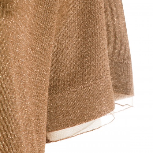 BROWN VISCOSE POLO SHIRT