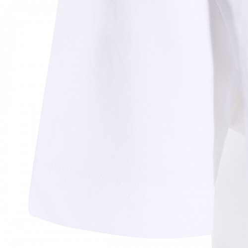 WHITE COTTON POLO SHIRT
