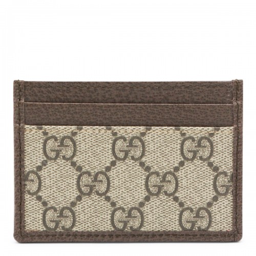 BEIGE CARD HOLDER