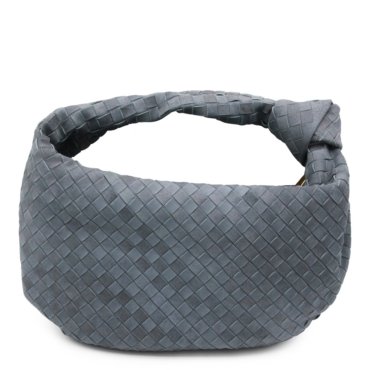 LIGHT BLUE LEATHER JODIE TOP HANDLE BAG