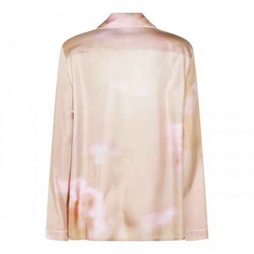 BEIGE AND PINK SILK SHIRT 2