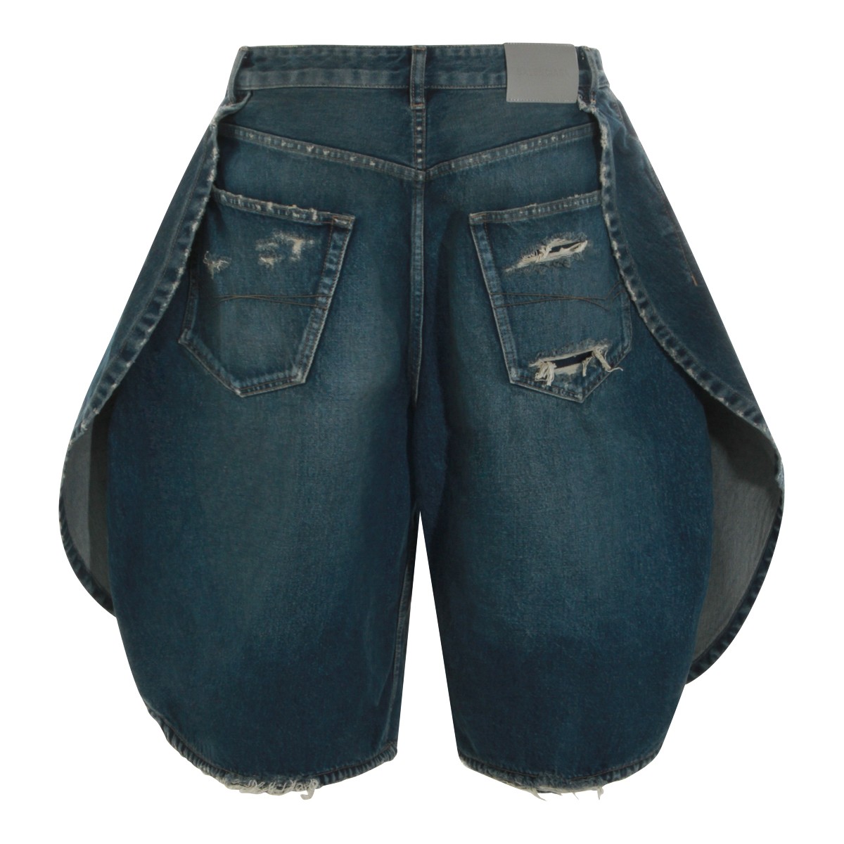 DARK BLUE COTTON SHORTS