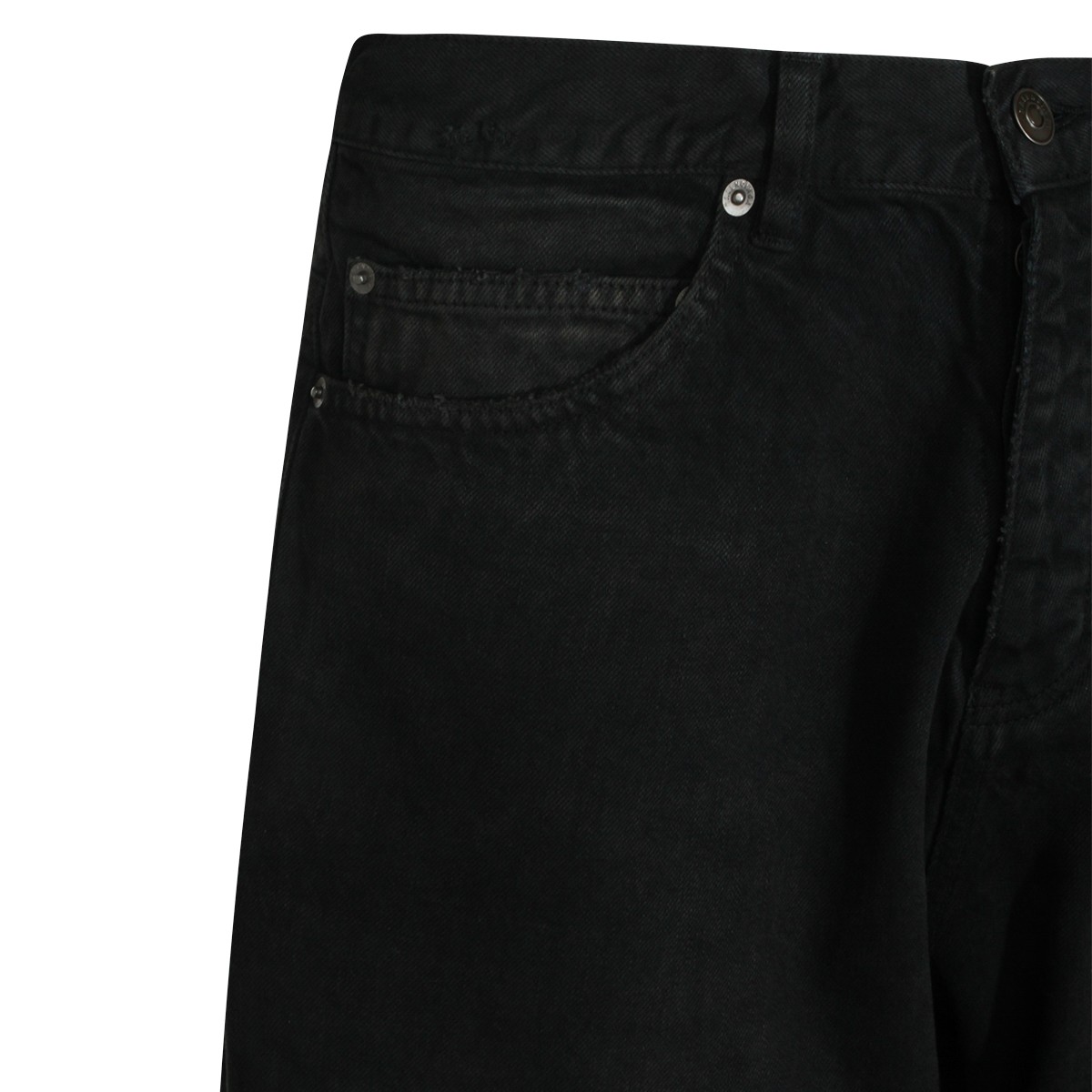 BLACK COTTON JEANS