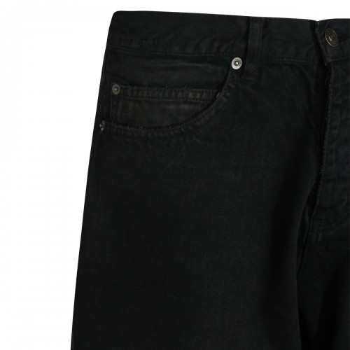 BLACK COTTON JEANS