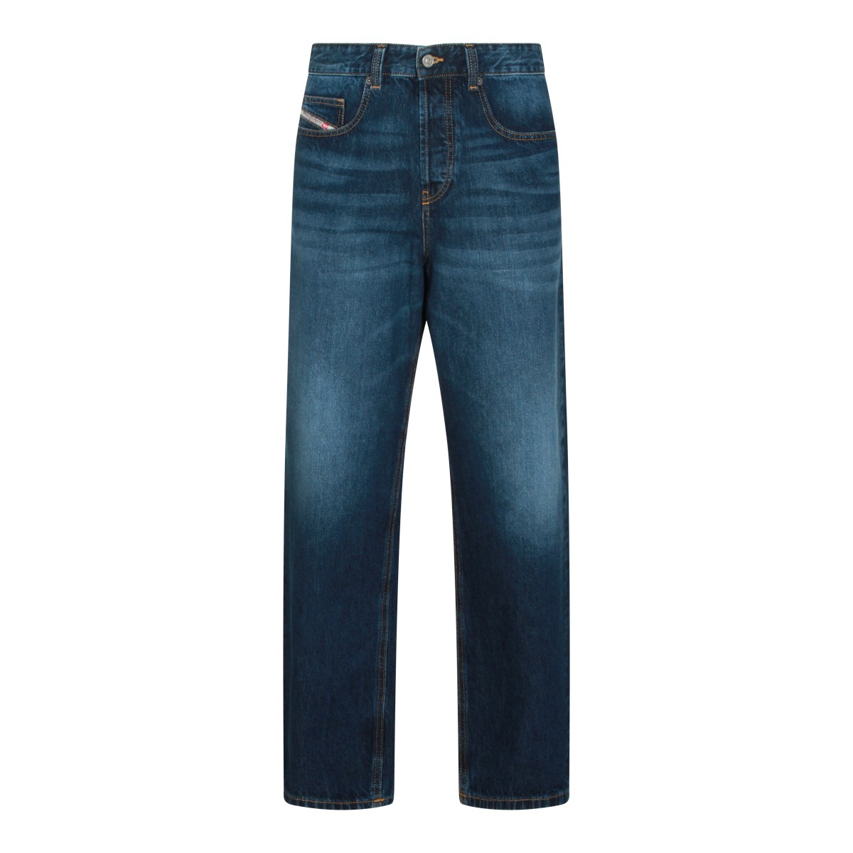 DARK BLUE COTTON DENIM JEANS