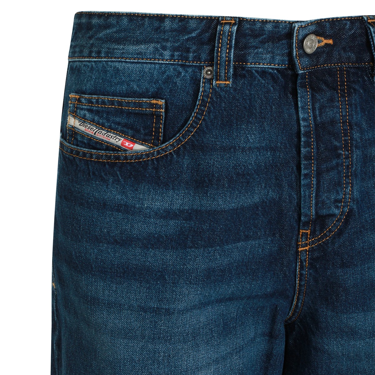 DARK BLUE COTTON DENIM JEANS