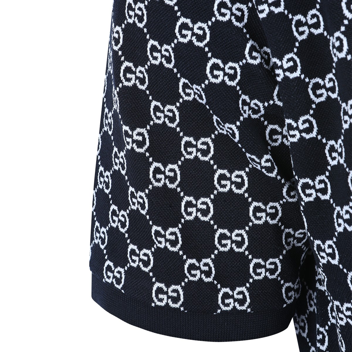 NAVY COTTON POLO SHIRT