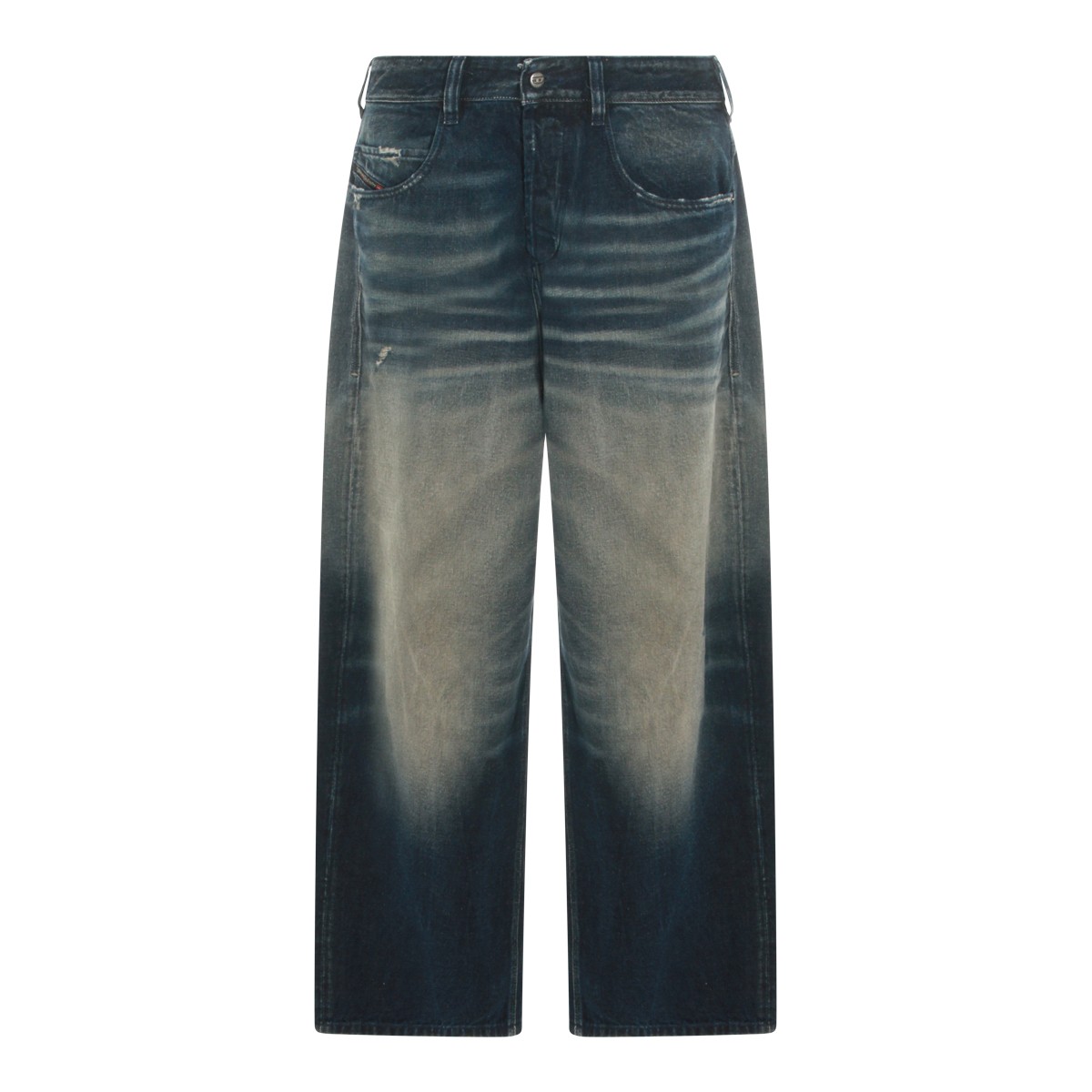 DARK GREY COTTON DENIM JEANS