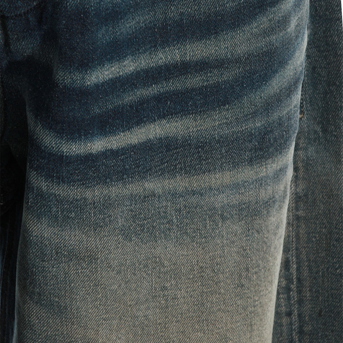 DARK GREY COTTON DENIM JEANS