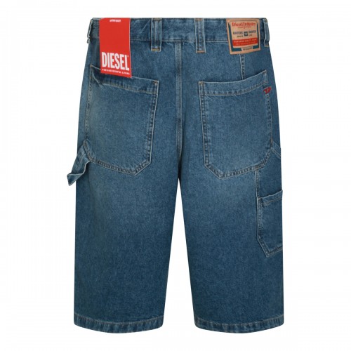 DARK BLUE COTTON DENIM JEANS 2