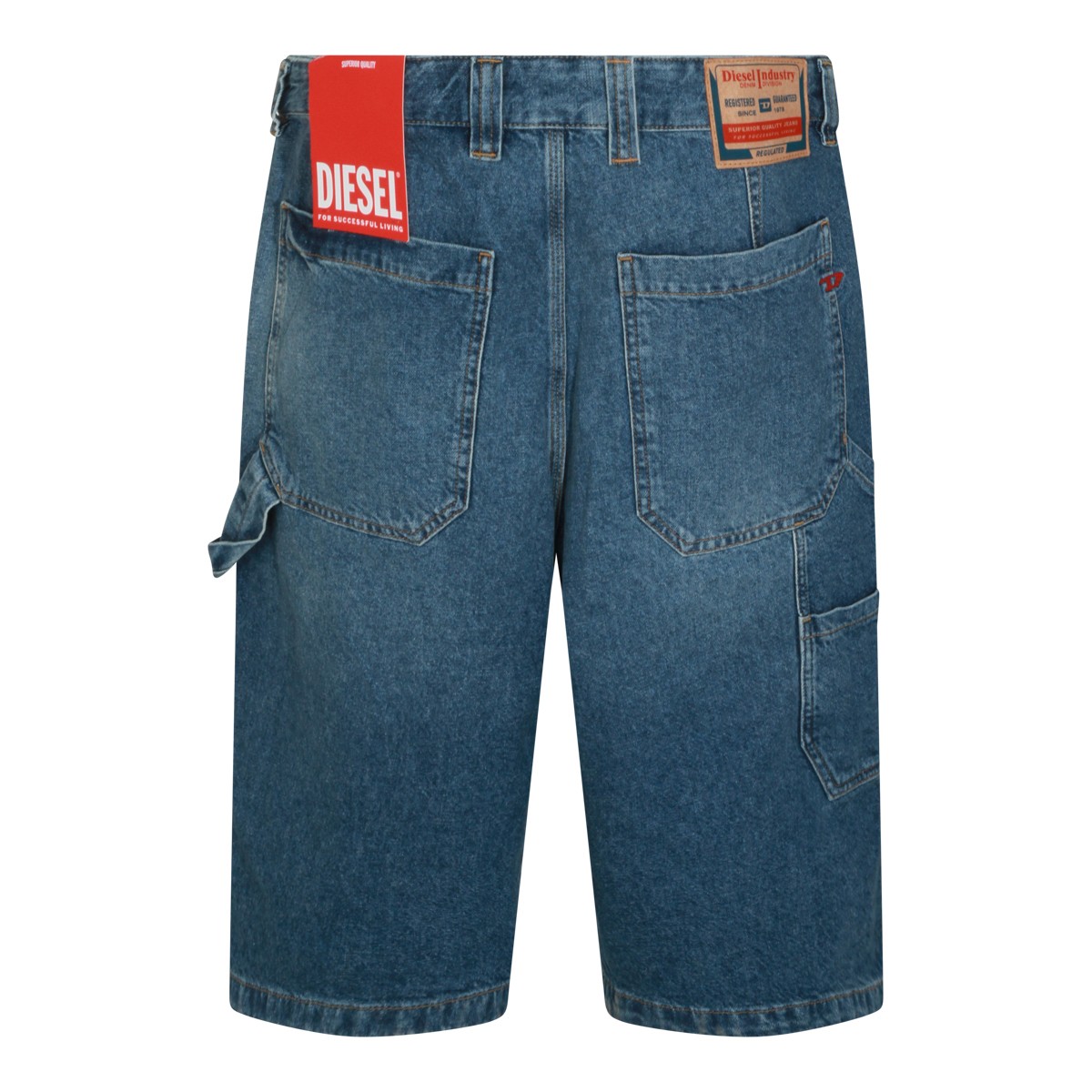 DARK BLUE COTTON DENIM JEANS