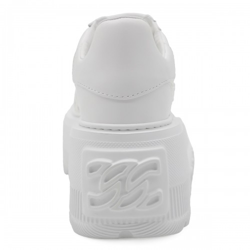 WHITE LEATHER SNEAKERS