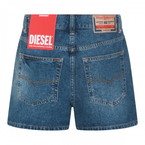 DARK BLUE COTTON SHORTS 2