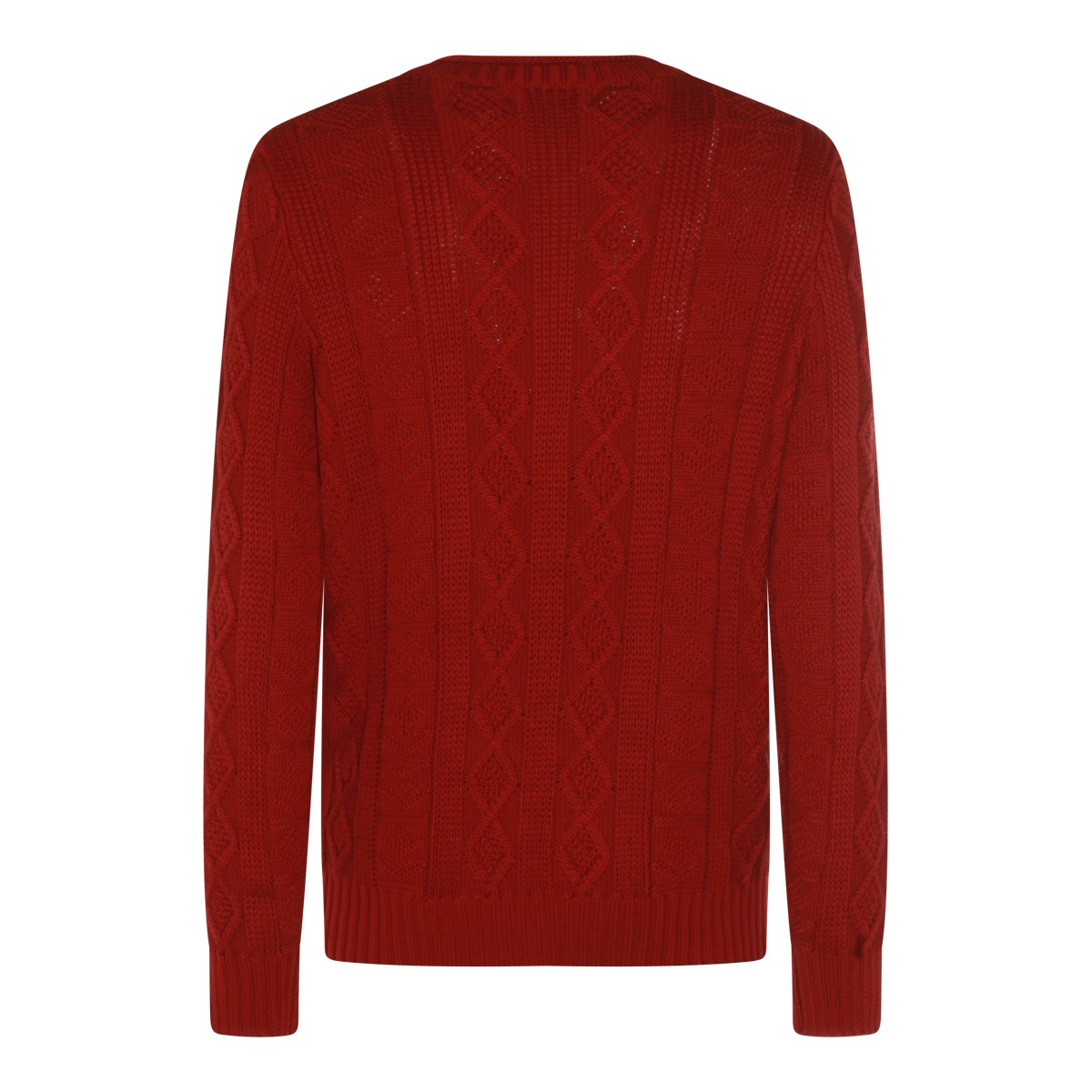 RED COTTON KNITWEAR