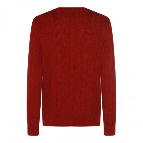 RED COTTON KNITWEAR
