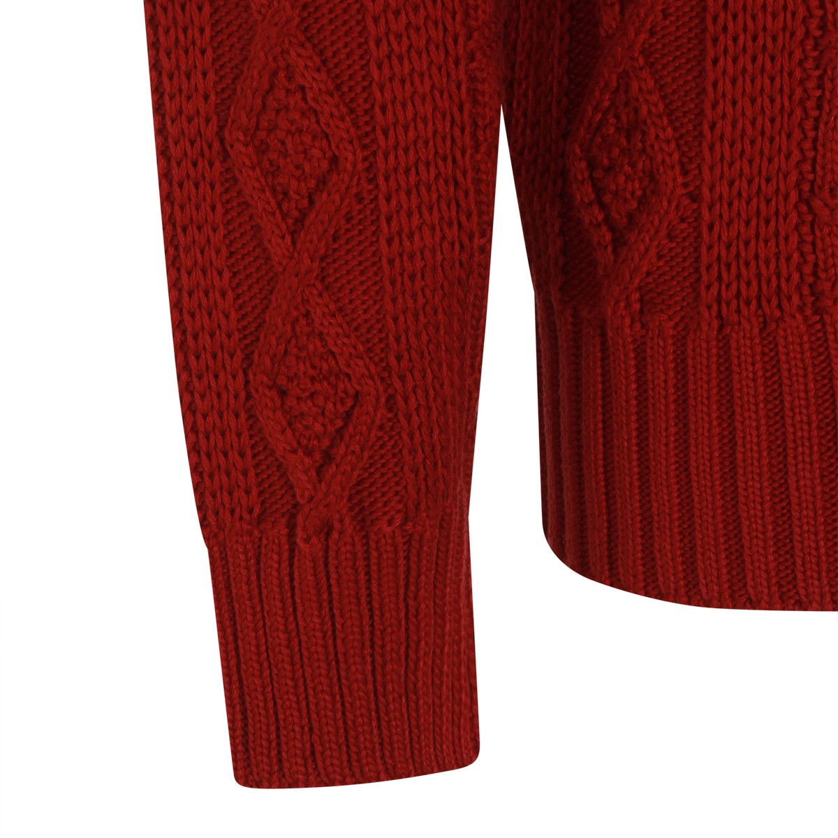 RED COTTON KNITWEAR