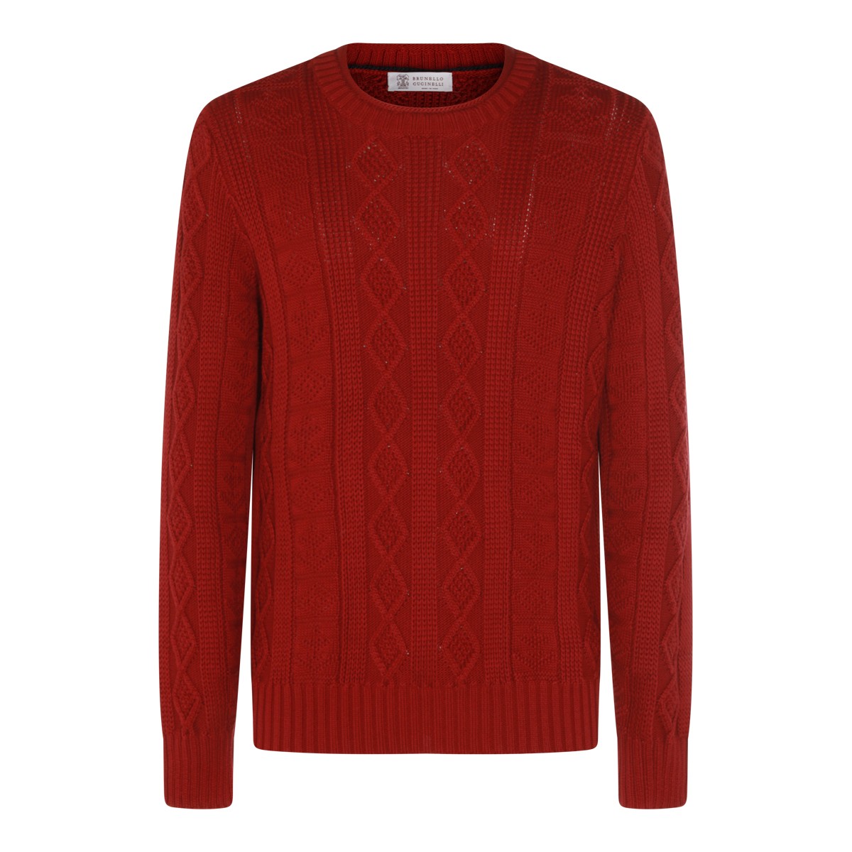 RED COTTON KNITWEAR
