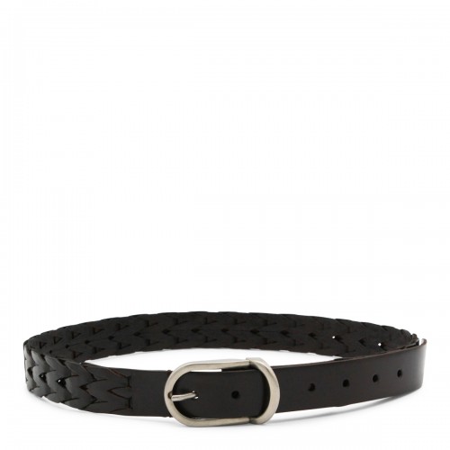 BLACK LEATHER BELT