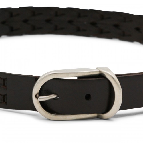 BLACK LEATHER BELT 2