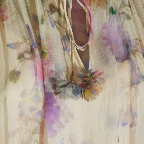 CREAM DAHLIA VISCOSE TOP