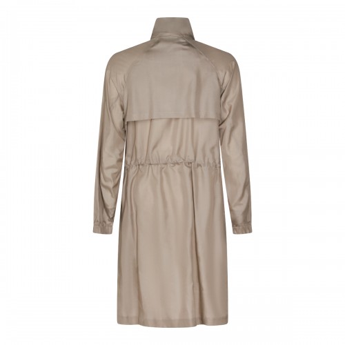 BEIGE SILK CASUAL JACKET 2