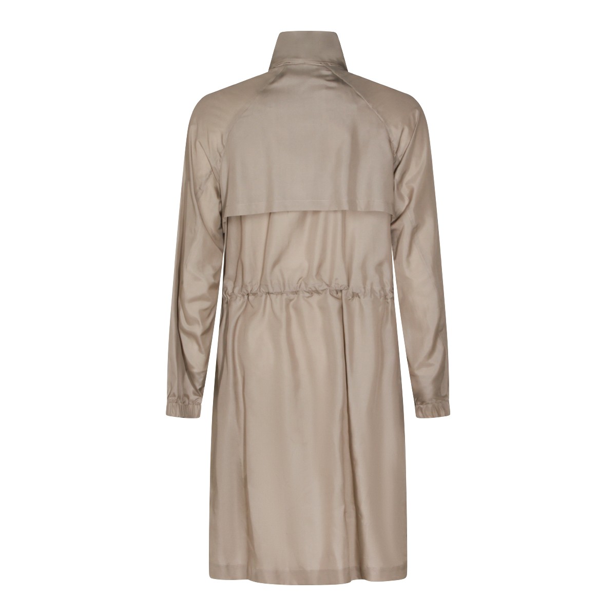 BEIGE SILK CASUAL JACKET