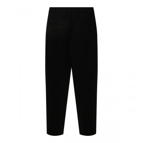 BLACK VIRGIN WOOL PANTS 2