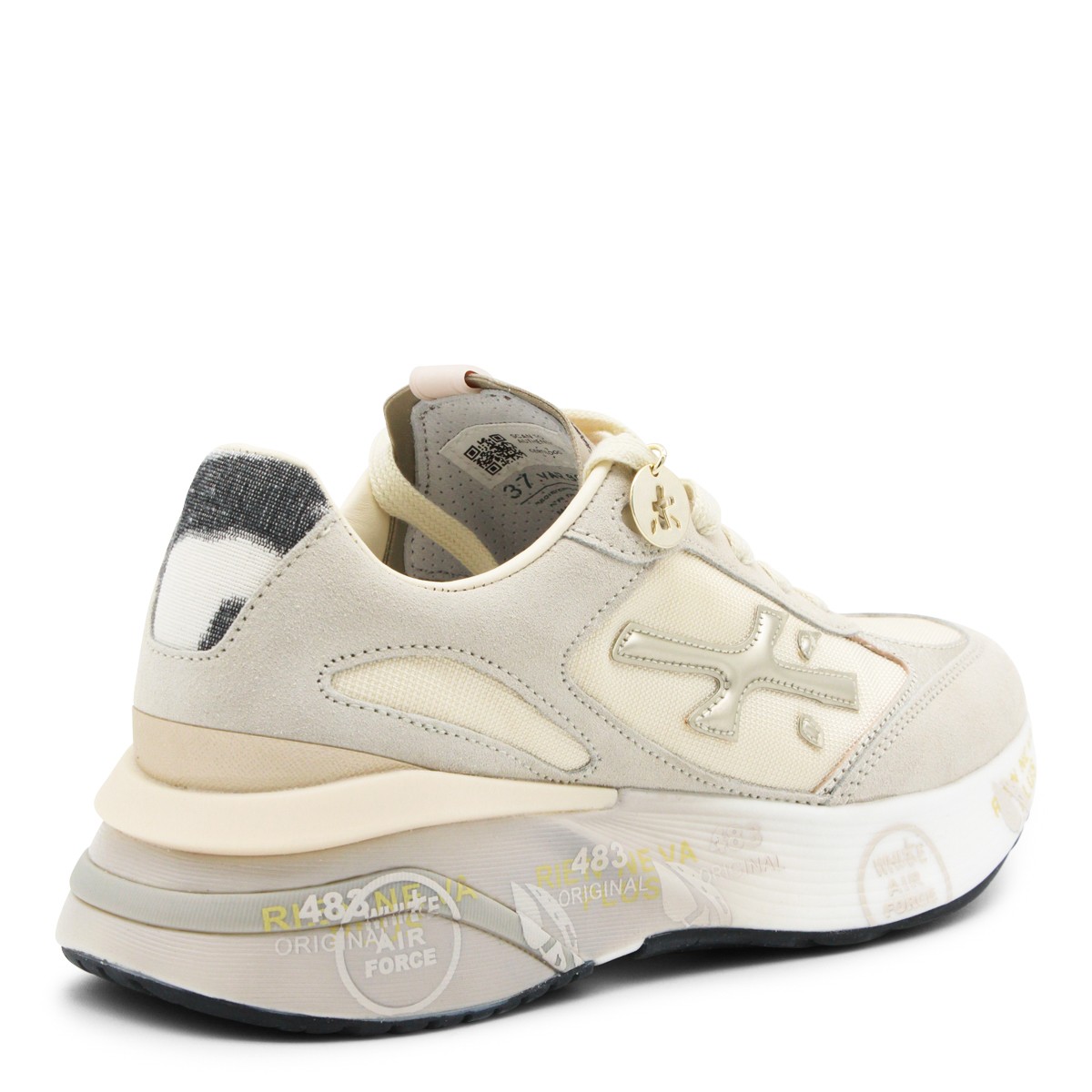 WHITE LEATHER MOERUN SNEAKERS