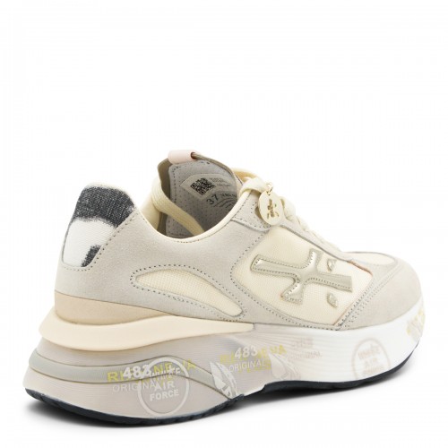 WHITE LEATHER MOERUN SNEAKERS