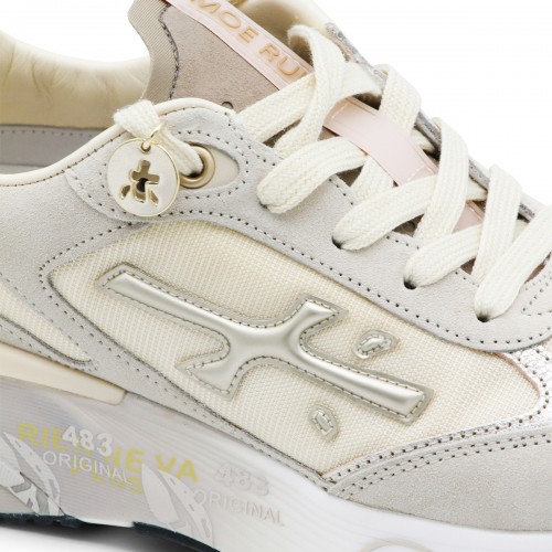 WHITE LEATHER MOERUN SNEAKERS