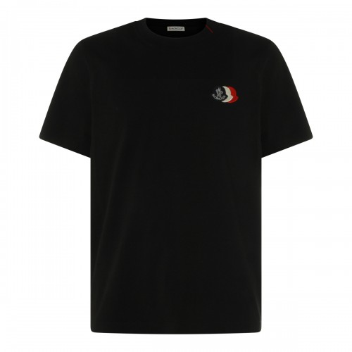 BLACK COTTON T-SHIRT