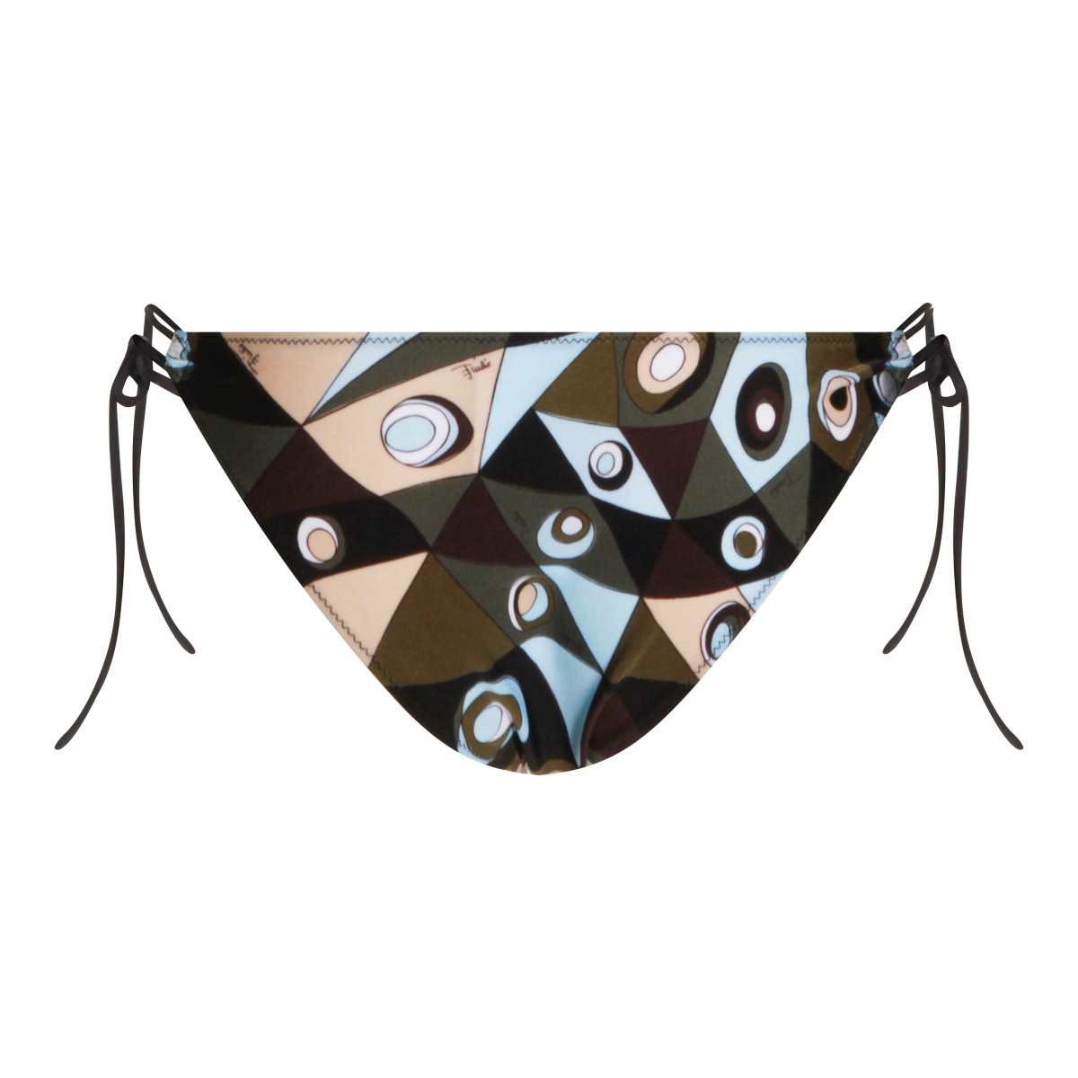 KHAKI BLUE PRINT BOTTOM