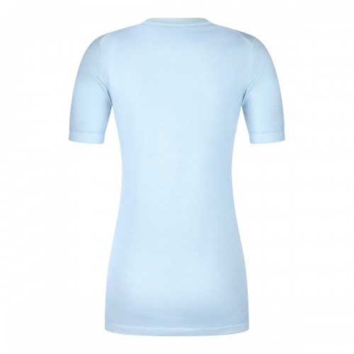 LIGHT BLUE WOOL KNITWEAR