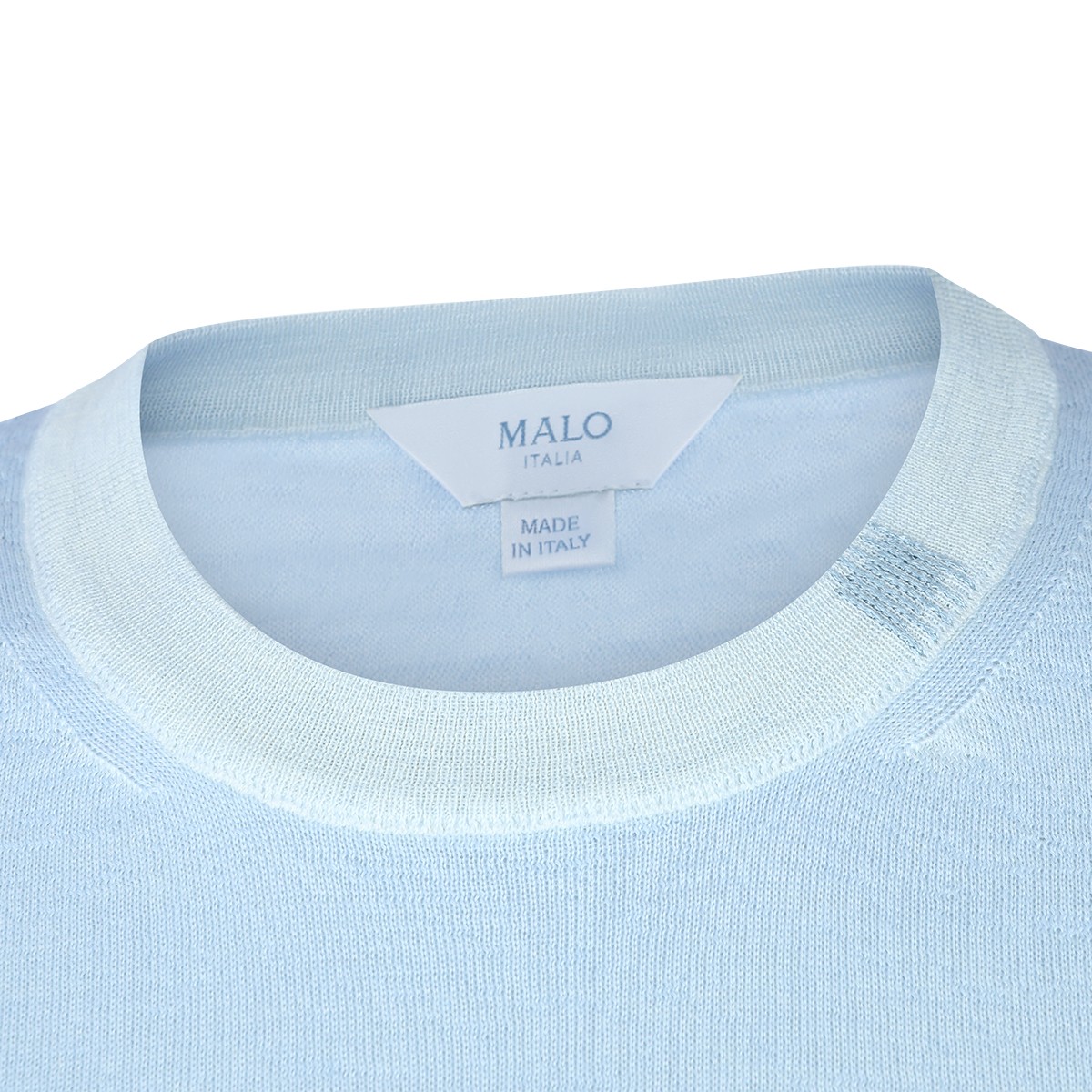 LIGHT BLUE WOOL KNITWEAR