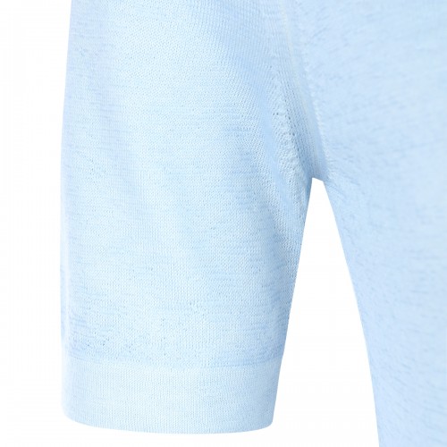 LIGHT BLUE WOOL KNITWEAR