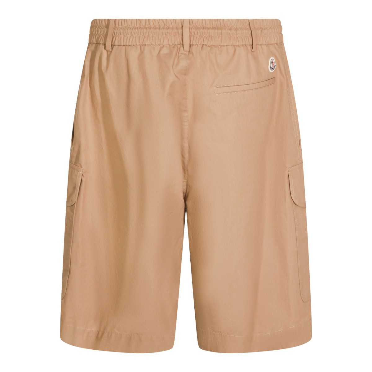 BEIGE COTTON SHORTS