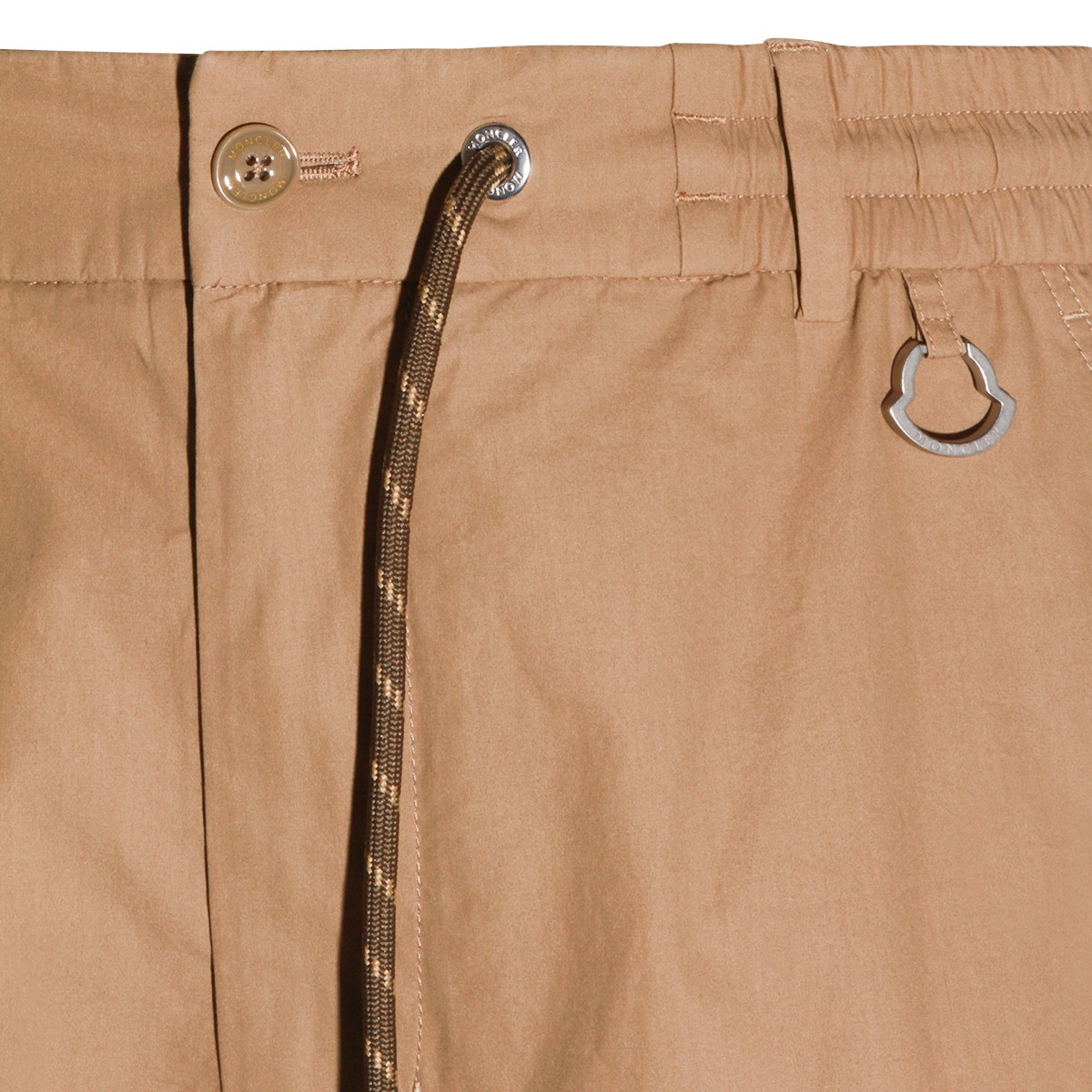 BEIGE COTTON SHORTS