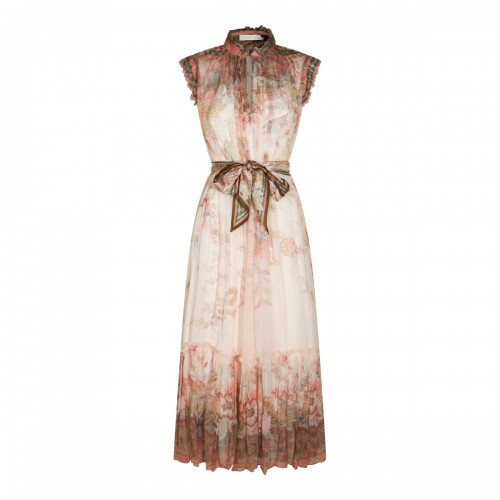 MULTICOLOR VISCOSE DRESS