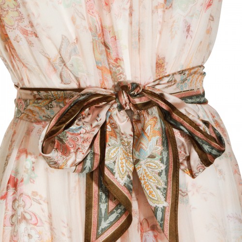 MULTICOLOR VISCOSE DRESS