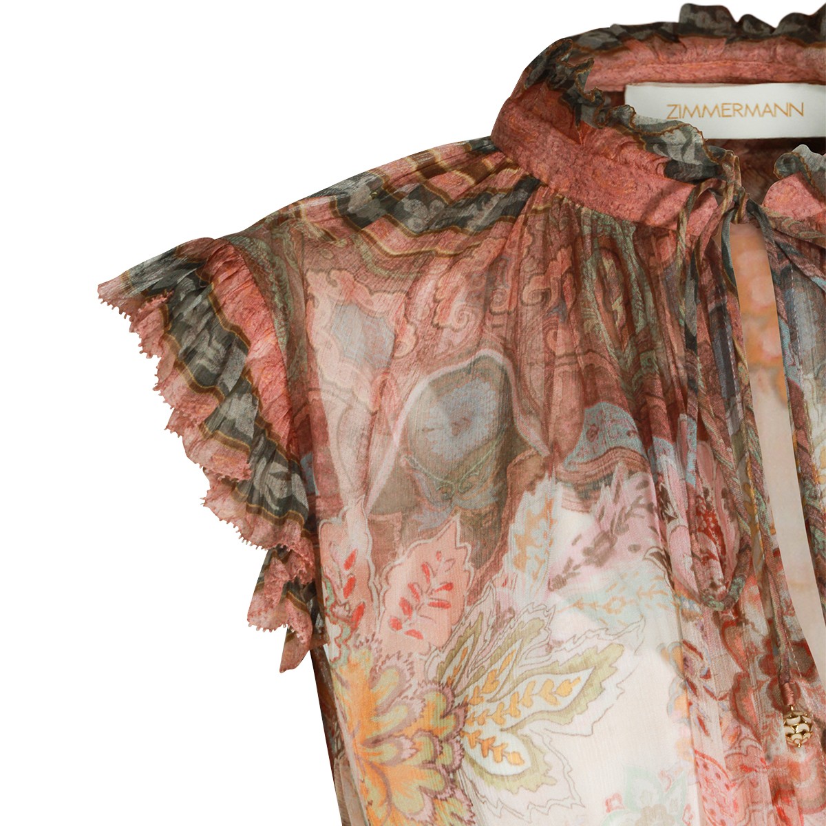 MULTICOLOR VISCOSE DRESS