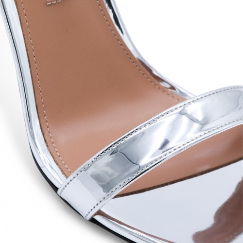 SILVER LEATHER SO NUDE SANDALS